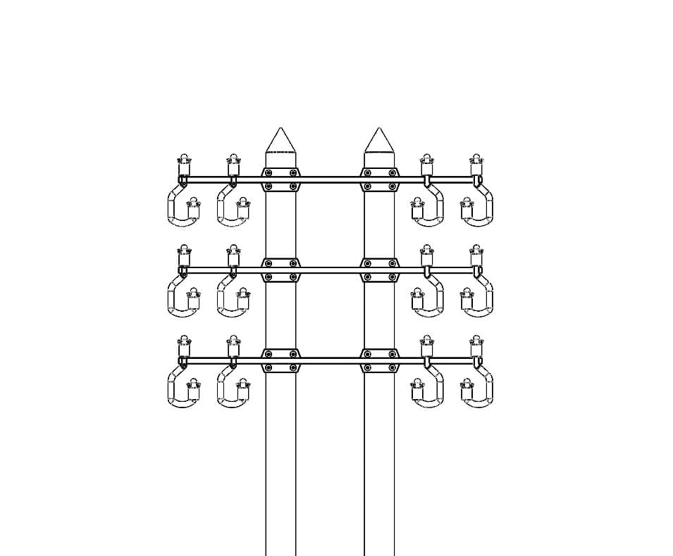 Poteaux télégraphiques doubles - 87TEL03 – Image 4