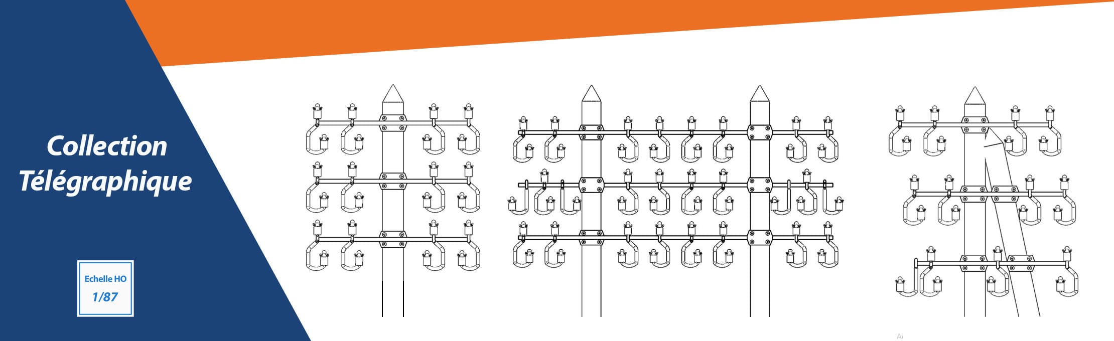 Poteaux télégraphiques aiguillages accessoires