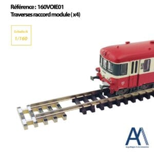 Traverses échelle N raccord module