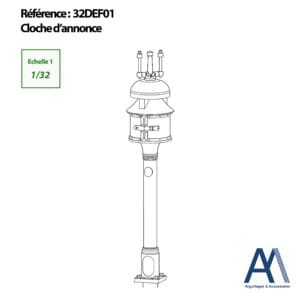 Cloche d&rsquo;annonce 1/32ème