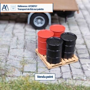 Fûts sur palette